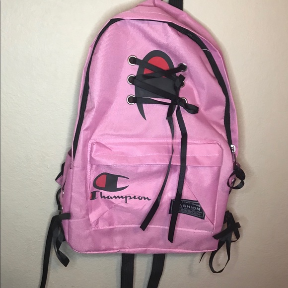 pink champion bookbag